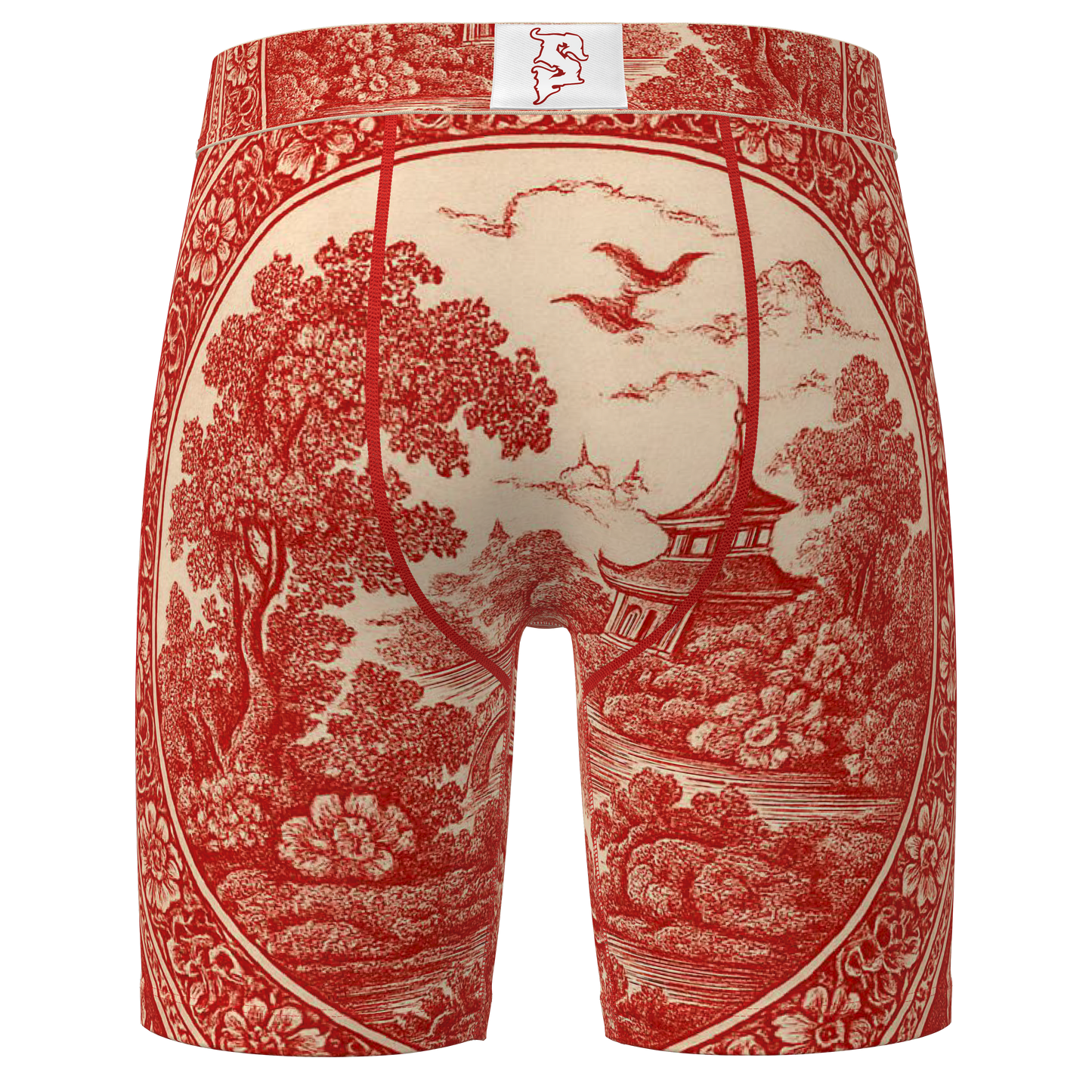 Stacked Temple Red Underwear
