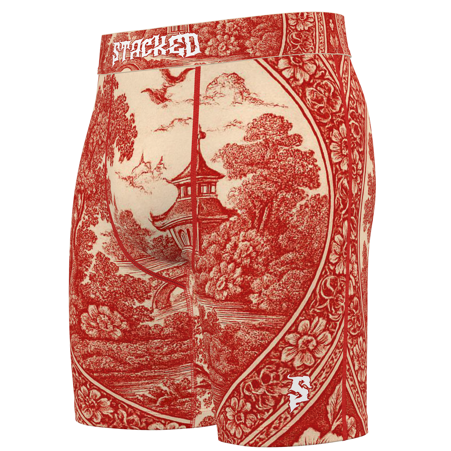 Stacked Temple Red Underwear