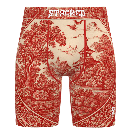 Stacked Temple Red Underwear