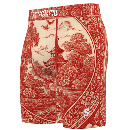 Stacked Temple Red Underwear
